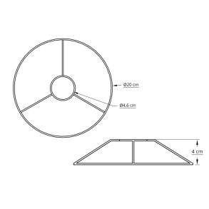 Ring st 20,0 cm hvid