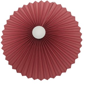 Rosette plisse abrikos til loft 45 med ledning