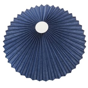 Rosette plisse bl hr til loft 65 uden ledning