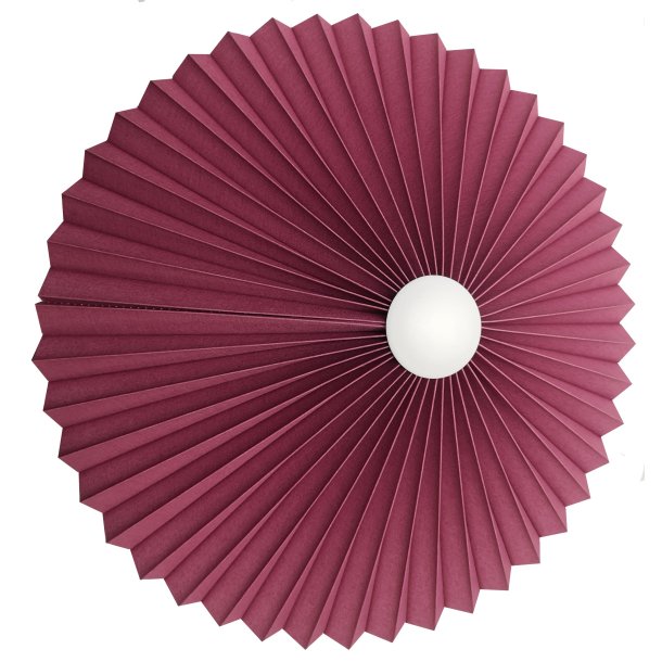 Rosette plisse gl. rosa til loft 75 uden ledning