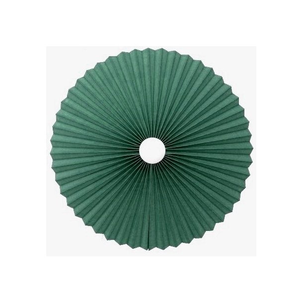 Rosette plisse grn hr til loft 65 uden ledning