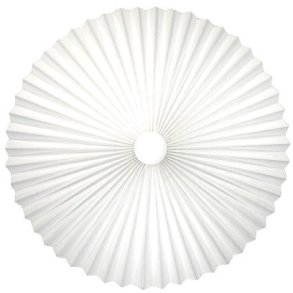 Rosette plisse hvid hr til loft 65 uden ledning