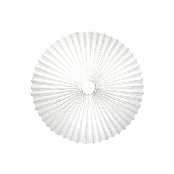 Rosette plisse hvid hr til loft 65 uden ledning