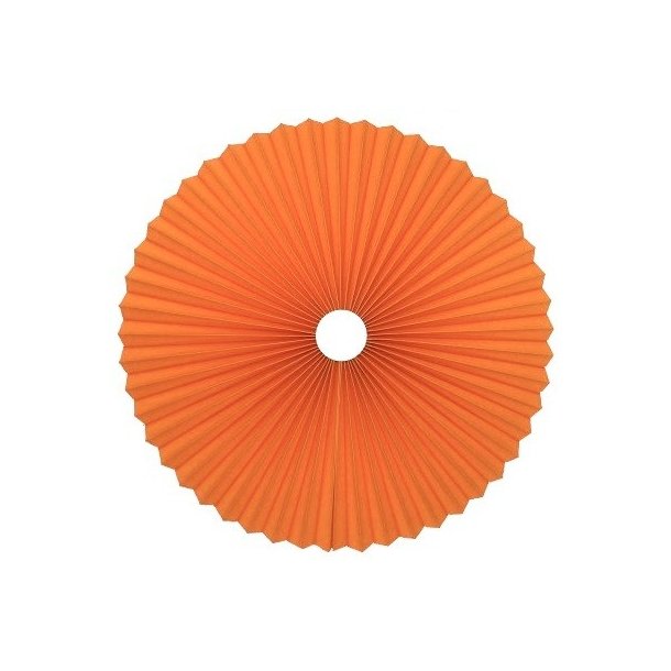 Rosette plisse orange til loft Ø40 med ledning