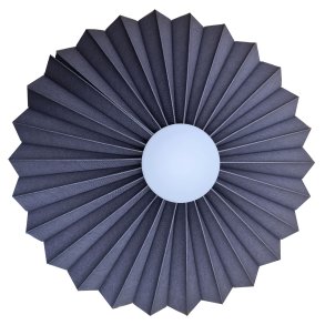 Rosette plisse til vg antracit 34 med ledning