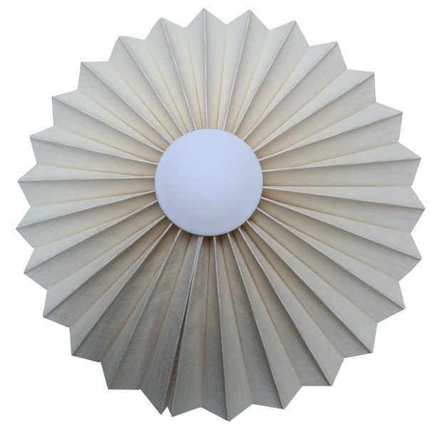 Rosette plisse til vg creme hr 34 med ledning