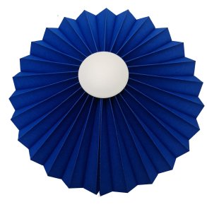 Rosette plisse til vg kobolt 28 med ledning