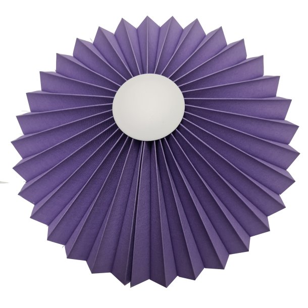 Rosette plisse til vg lilla 34 uden ledning