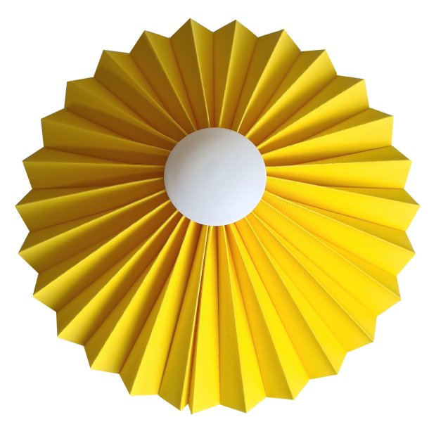 Rosette plisse til vg okker 28 med ledning