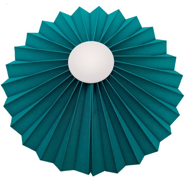 Rosette plisse til vg petrol 28 med ledning