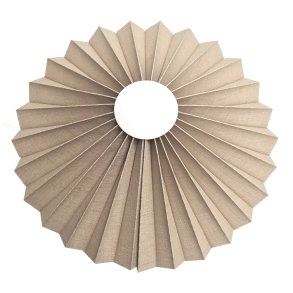 Rosette plisse til vg sandfarvet hr 28 uden ledning