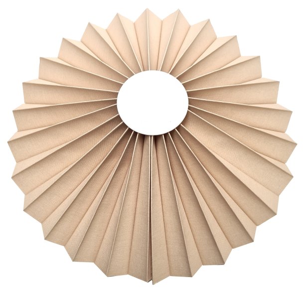 Rosette plisse til vg sandfarvet 34 uden ledning