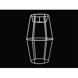 Satelit stativ 10x15x25 L-E27 hvid H25