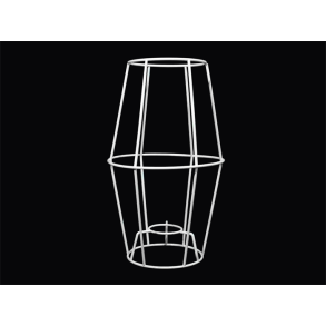 Satelit stativ 10x15x25 T-E27 hvid H25