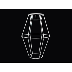 Satelit stativ 10x20x30 L-E27 hvid H30