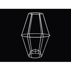 Satelit stativ 10x20x30 T-E27 hvid H30