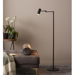 Torino LED gulvlampe Sort H128